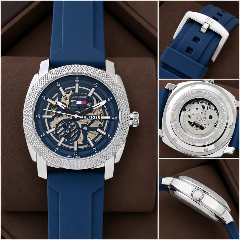 Tommy Hilfiger Men Skeleton Analogue
Watch